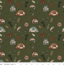 Flannel Let's Wander Gone Fishing - Forest