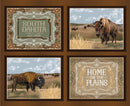 Quilt Dakota Shop Hop - Quilting Fabric - South Dakota Panel - Brown