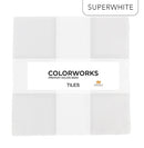 Colorworks 10" Squares - Super White