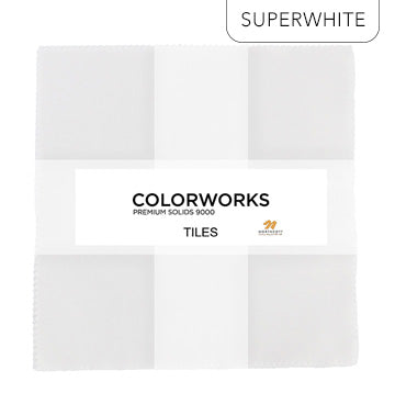 Colorworks 10" Squares - Super White