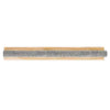 The Gypsy Quilter 20 inch pressing bar with gray wool top on a light wood clapper base