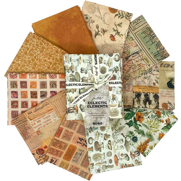 Tim Holtz Palette Orange Fat Quarter Bundle