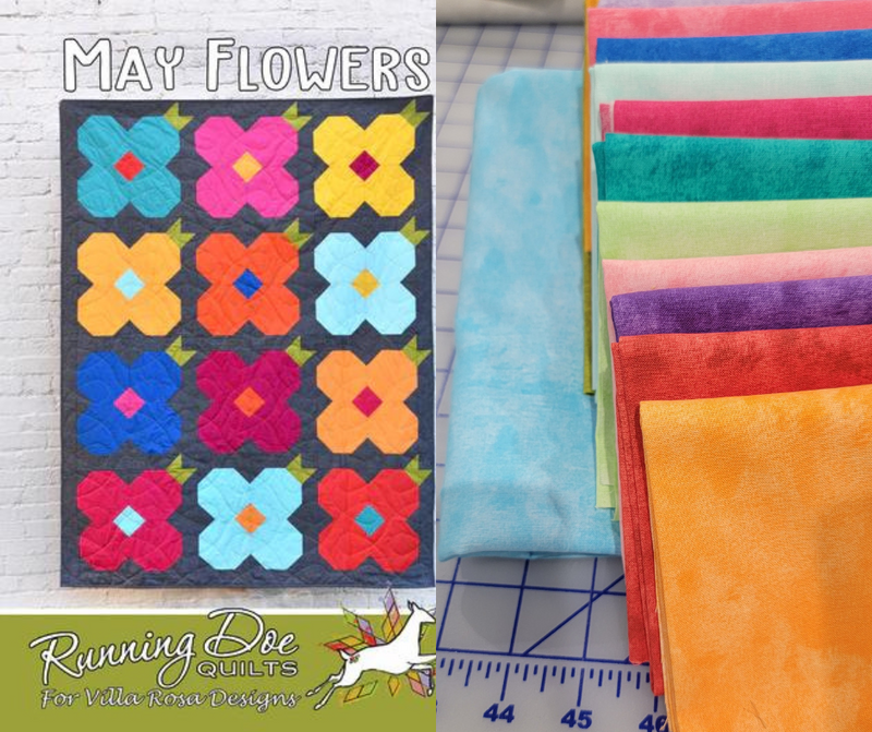 May Flowers Kit Blue Background