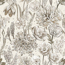 Botanical Sketchbook – Cotton – Packed Floral – Cream