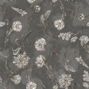 Botanical Sketchbook – Cotton – Tossed Floral – Gray