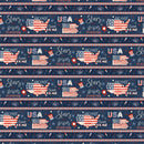 Stripes and Stars Repeating Stripe-Multi