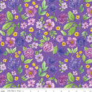 Wideback Designer Plum Petals Violet