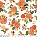 Happy Fall Days Floral Cloud - 108"