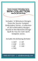 EmbroideLee Mini Sampler Collection