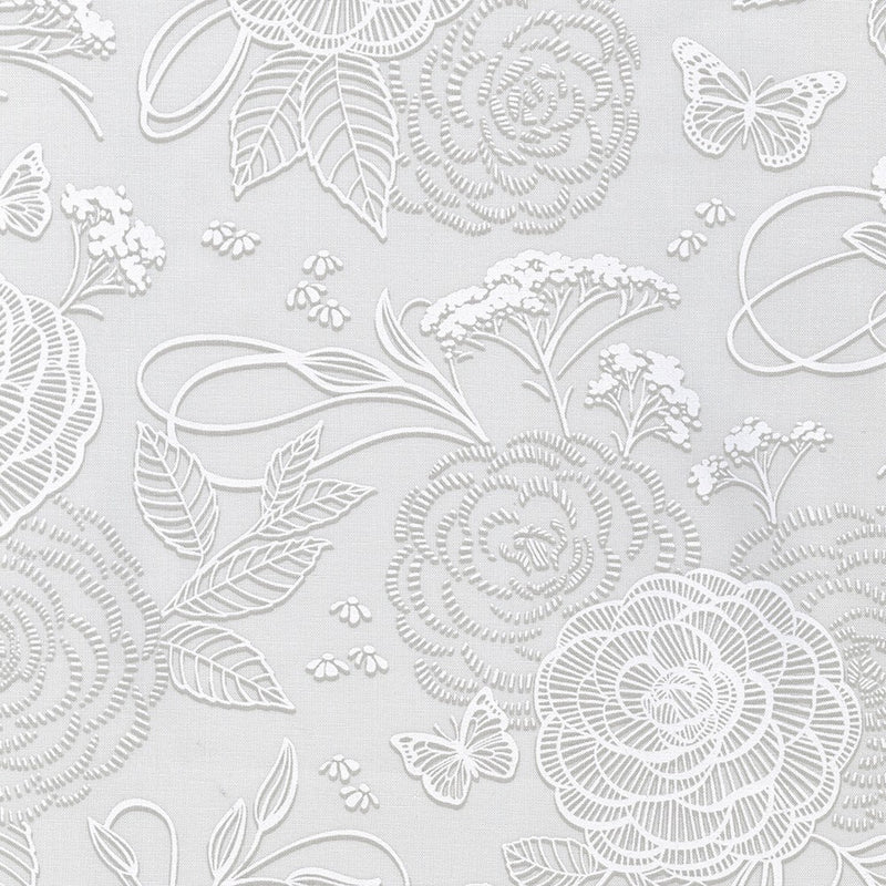 Wishwell: Alabaster - Florals Snow