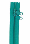 30" Double Slide Zipper - Emerald Green