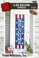 A BIG Welcome Patriotic Pattern - Fabric Bash