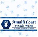 Amalfi Coast Stamp - Fabric Bash