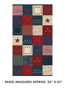 AMERICAN SPIRIT PANEL BLUE/RED - Fabric Bash