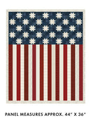 American Valor - Quilting Fabric - Panel Navy Red - Fabric Bash