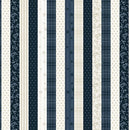 American Valor - Quilting Fabric - Patriotic Stripe - Navy - Fabric Bash