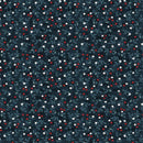 American Valor - Quilting Fabric - Star Vine - Navy & Red - Fabric Bash