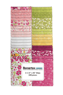 Among the Wildflowers I Strip Pie - Fabric Bash