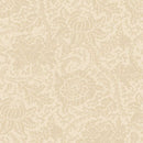 Anna B's Indigo - Quilt Fabric Wideback - Floral - Cream - Fabric Bash