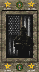 Army Triptych Quilt Kit - Fabric Bash