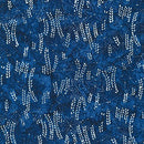 Artisan Batiks: Kasuri - Small Foliage Navy - Fabric Bash