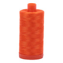 Aurifil Thread - 50wt - 1104 Neon Orange - 1422 Yards - Fabric Bash