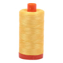 Aurifil Thread - 50wt - 1135 Pale Yellow - 1422 Yards - Fabric Bash