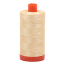 Aurifil Thread - 50wt - 2105 Champagne - 1422 Yards - Fabric Bash