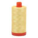 Aurifil Thread - 50wt - 2115 Lemon - 1422 Yards - Fabric Bash
