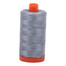 Aurifil Thread - 50wt - 2610 Light Blue Grey - 1422 Yards - Fabric Bash