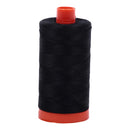 Aurifil Thread - 50wt - 2692 Black - 1422 Yards - Fabric Bash