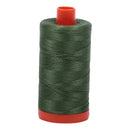 Aurifil Thread - 50wt - 2890 Very Dark Grass Green - 1422 Yards - Fabric Bash