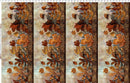Autumn Elegance-Quilting Fabric-Border Fabric-Rust - Fabric Bash