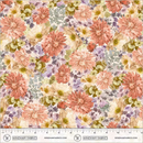 Aviva – Quilting Cotton Fabric - Bright Blossoms – Sunkissed - Fabric Bash