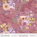 Aviva – Quilting Cotton Fabric - Ceremony – Sangria - Fabric Bash