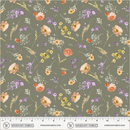 Aviva – Quilting Cotton Fabric - Floral Charm – Thyme - Fabric Bash