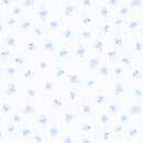 Bees-White/Blue - Fabric Bash
