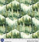 Bigfoot Country - Scenic Trees Allover - Fabric Bash