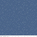 Blossoms Fabric – Denim - Fabric Bash