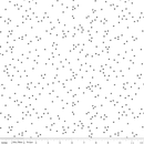 Blossoms on White Fabric – Black - Fabric Bash