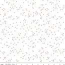 Blossoms on White Fabric – Red - Fabric Bash