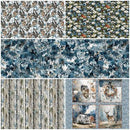 Blue Autumn 36IN PANEL - Fabric Bash