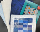 Blue Shells Quilt Kit - Fabric Bash