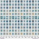 Blue Stamps - Blue || Tim Holtz Palette Blue - Fabric Bash