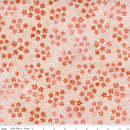 Boho Batiks - Quilting Fabric Batik - Antique Lace Little Stars - Orange - Fabric Bash