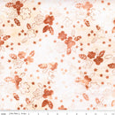 Boho Batiks - Quilting Fabric Batik - Creamsicle Flowers - Orange - Fabric Bash