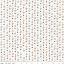 Boho Batiks - Quilting Fabric Batik - Snow White Stars - Brown - Fabric Bash