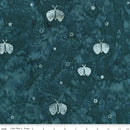 Boho Batiks - Quilting Fabric Batik - Stormy Seas Butterflies- Green - Fabric Bash