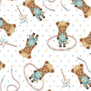 Boho Buddies Steers - 1720-01 White - Fabric Bash