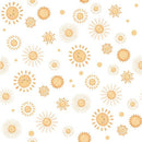 Boho Buddies Sunshine - 1714-04 White - Fabric Bash